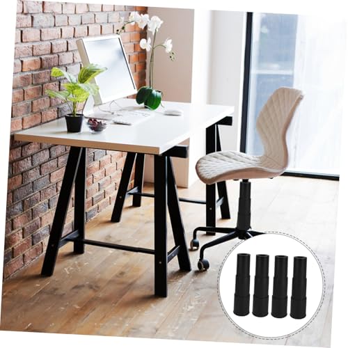 Mikikit 4 Stück Teiliges Schutzcover für Bürostuhl Gasdruckfeder Dreiteiliges Design Robustes Kunststoffmaterial und Schmutzabweisend Kompatibel mit Verschiedenen Drehstühlen und Mikikit 4 Stück Teiliges Schutzcover für Bürostuhl Gasdruckfeder Dreiteiliges Design Robustes Kunststoffmaterial und Schmutzabweisend Kompatibel mit Verschiedenen Drehstühlen und von Mikikit