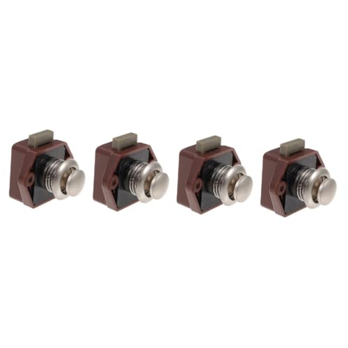 Mikikit 4 Stücke Schrank Latch Schlösser Push Riegel Für Schränke Tür Fangen Lock Push Button Mikikit 4 Stücke Schrank Latch Schlösser Push Riegel Für Schränke Tür Fangen Lock Push Button von Mikikit