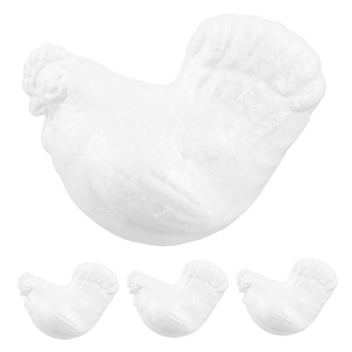 Mikikit 4Stücke Hühnerfiguren für DIY Malerei Dekoration für Halloween Heimdeko und Projekte Mikikit 4Stücke Hühnerfiguren für DIY Malerei Dekoration für Halloween Heimdeko und Projekte von Mikikit