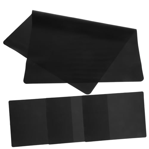 Mikikit 4 Stück Silikon Tischsets rutschfest Und Hitzebeständig 400mm x 300mm x 0,55mm Dekorative Tischunterlage Für Esstisch Küche Und Restaurant von Mikikit