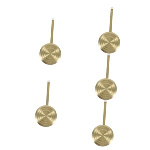 Mikikit 5stücke Wanduhr Ersatzpendel Goldene Pendelmechanik Für Quarzuhren Reparieren Und Gestalten Ihrer Eigenen Uhren Für Zuhause Und Besondere Anlässe Mikikit 5stücke Wanduhr Ersatzpendel Goldene Pendelmechanik Für Quarzuhren Reparieren Und Gestalten Ihrer Eigenen Uhren Für Zuhause Und Besondere Anlässe von Mikikit