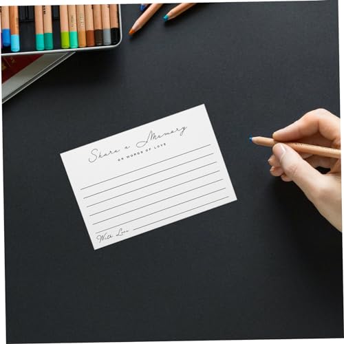 Mikikit 50 Blatt Vielseitige Grußkarten zum Beschriften Dekorative Klappkarten mit Golddruck Einladungskarten für Feste Hochzeit Geburtstag und Beileidswünsche von Mikikit