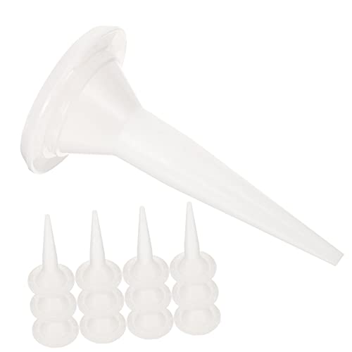 Mikikit Dichtungsdüsen Applikator 50 Stück Wiederverwendbar Für Strukturkleber Und Dichtstoffe Klein Und Leicht Vielseitig Einsetzbar in Küche Bad Und Fenster von Mikikit