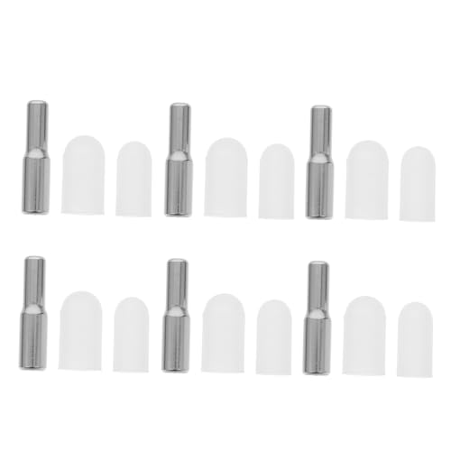 Mikikit 6 Stück Regale Regalhaken aus Metall Bücherregalstifte Regalstifte aus Edelstahl Schrankstifte für Regalhalterstifte Regalstützen Rostfreier Stahl Silver Mikikit 6 Stück Regale Regalhaken aus Metall Bücherregalstifte Regalstifte aus Edelstahl Schrankstifte für Regalhalterstifte Regalstützen Rostfreier Stahl Silver von Mikikit