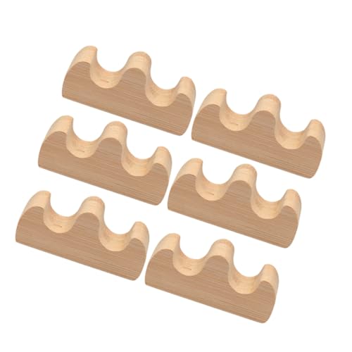 Mikikit 6Stücke Pinselhalter Holz Stiftablage für Kalligraphie Bürstenständer zur Verbesserung Ihrer Schreibeffizienz im Büro und Zuhause Mikikit 6Stücke Pinselhalter Holz Stiftablage für Kalligraphie Bürstenständer zur Verbesserung Ihrer Schreibeffizienz im Büro und Zuhause von Mikikit