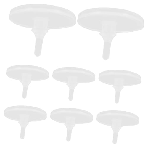 Mikikit 8 Stück Reiskocher Auslassventil Reiskocher Pad Universal Schnellkochtopf Gummi Reiskocher Ersatzteile Dampfdichtung Aromakocher Teile Reiskocher Teile Kieselgel Weiß von Mikikit