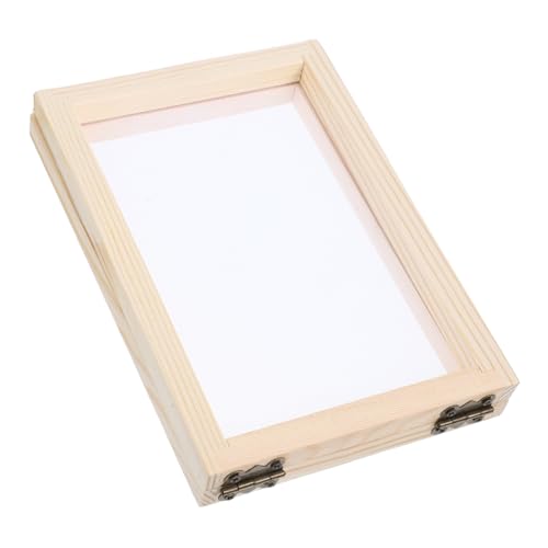 Mikikit DIY Papier Bastelset mit Holzrahmen Sicheres und Langlebiges Material für Papierherstellung mit Kindern Umweltbewusstes Basteln Handwerksspielzeug Mikikit DIY Papier Bastelset mit Holzrahmen Sicheres und Langlebiges Material für Papierherstellung mit Kindern Umweltbewusstes Basteln Handwerksspielzeug von Mikikit