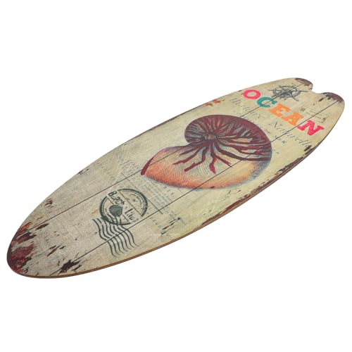 Mikikit Dekoratives Holz Surfbrett Wandschild Sommer-Themen Deko Für Haus Bar Strand Hochwertige Wanddekoration Aus Widerstandsfähigem Holz Für Partys Und Outdoor-Events von Mikikit