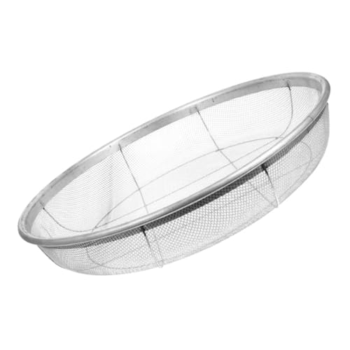 Mikikit Eisernes Gartensieb mit Maschenweite Robustes Rundsieb für Erde Sand und Steine Vielseitiger Bodensichter für Gartenarbeit Landwirtschaft und Getreidefiltration Mikikit Eisernes Gartensieb mit Maschenweite Robustes Rundsieb für Erde Sand und Steine Vielseitiger Bodensichter für Gartenarbeit Landwirtschaft und Getreidefiltration von Mikikit