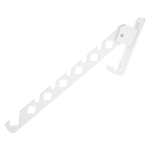 Mikikit Faltbarer Wäscheständer Zur Wandmontage Kleiderständer Aus Metall Für Platzersparnis Mit Hakendesign Gegen Verrutschen Einfach Zu Montieren Für Waschküche Oder Schlafzimmer von Mikikit