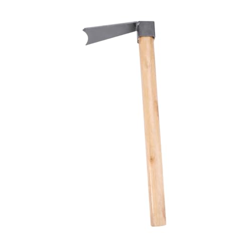 Mikikit Gartenzubehör Handhacke Gartenwerkzeug Gebogen Kleine Hacke Unkrautjätmesser Gartenhacken Zum Jäten Garten Hacken Handliches Gartenhacken Black von Mikikit