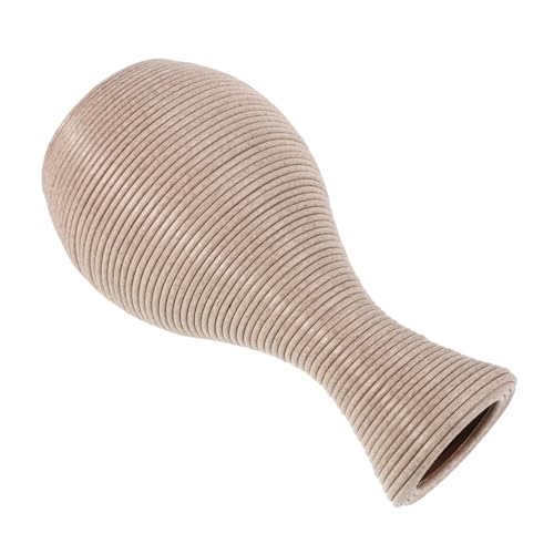 Mikikit Geflochtene Vase Blumenvase Gewebte Vasen Gewebte Blumenbehälter Sonnenblumenvase Plastikblumenvase Webvasen Plastikvase Webblumenkörbe Blumenvase Holz Beige von Mikikit