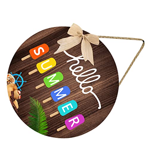 Mikikit Hangtag aus Holz für Eingang Und LED Zeichen draußen Türschild Sommerschild im Freien Holzstrandschild Hängendes Sommerschild Sommer-Plakette zum Aufhängen hölzern Mikikit Hangtag aus Holz für Eingang Und LED Zeichen draußen Türschild Sommerschild im Freien Holzstrandschild Hängendes Sommerschild Sommer-Plakette zum Aufhängen hölzern von Mikikit