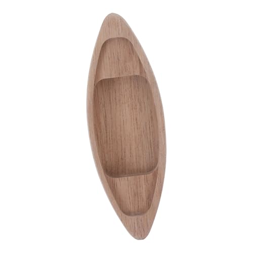 Mikikit Holzbootmodell mit Mini Fisch Modelle Blau Bootsdekor im Schlafzimmer Kabinettsdekoration Tischdekoration für Boote Segelbootmodell aus Holz Wohnkultur Light Brown von Mikikit