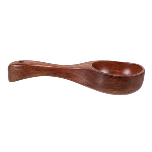 Mikikit Holzlöffel Kochlöffel Esslöffel Mit Langem Griff Teelöffel Zuckerschaufel Kleine Kugel Für Kaffeegelände Espresso-messlöffel Tee- Und Kaffee -messwerkzeug Brown von Mikikit