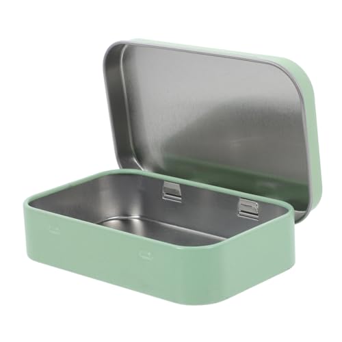 Mikikit Kleine Rechteckige Blechdose Mit Deckel Metallbox Für Süßigkeiten Schmuck Und Kleine Gegenstände Aufbewahrungsbox Mit Buntem von Mikikit