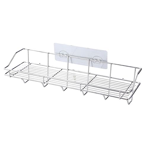 Mikikit 6stücke Küchenregal Mit Haken Wandmontierter Bohrfreier Aufbewahrungsständer Für Küche Und Bad Platzsparender Organizer Für Utensilien Und Kochwerkzeuge von Mikikit