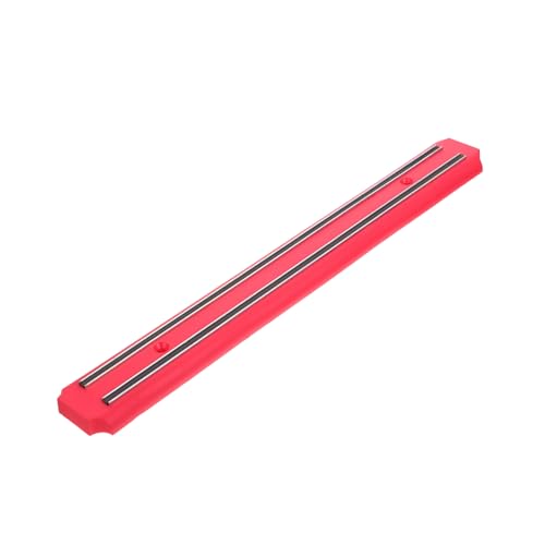 Mikikit Magnetischer Messerhalter besteckhalter Messer Organizer Küchenorganisator Wandschneidleiste Messergestell magnetischer Werkzeughalter Wandschneiderregal Magnetstreifen rot von Mikikit