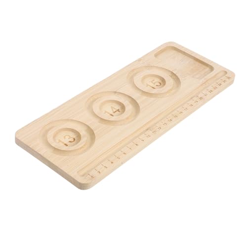 Mikikit Perlenbretter Holz für Schmuckherstellung DIY Armbanddesign Board mit Mehreren Fächern Elegantes und Tragbares Perlentablett für Projekte Mikikit Perlenbretter Holz für Schmuckherstellung DIY Armbanddesign Board mit Mehreren Fächern Elegantes und Tragbares Perlentablett für Projekte von Mikikit