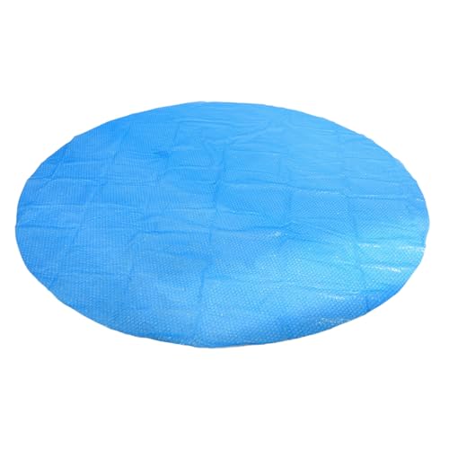 Mikikit Poolabdeckung poolreinigung schwimmbadabdeckung Schwimmbeckenabdeckung Poolschutz Poolinstallation Isolierschicht für den Pool Abdeckung der Warmwasserbereiterpumpe Ldpe Blue von Mikikit