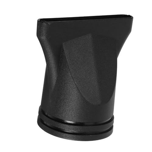 Mikikit Schwarzer Haartrockner Aufsatz Universelle Kunststoffdüse für Präzises Föhndiffusor Styling Langlebig für Präzise Luftstromkontrolle bei Locken von Mikikit