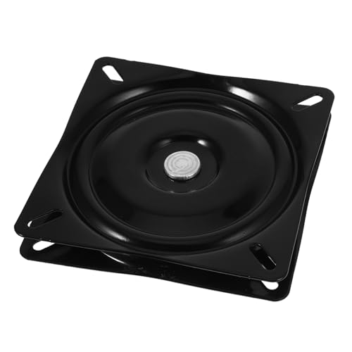 Mikikit Schwerlast Drehbare Sitzplatte Drehmechanismus Metall Robust für Barhocker Sofa Möbel Drehbeschlag Ersatz Drehplatte mit Hoher Tragfähigkeit für Stühle und Sitzpodeste von Mikikit