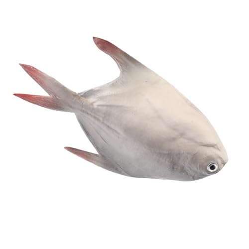 Mikikit Simuliertes Fischmodell aus Robustem PU Material Realistische Dekoration für Küche und Aquarium Schadstofffrei Langlebig Pflegeleicht für Food Display und Wohnaccessoires von Mikikit