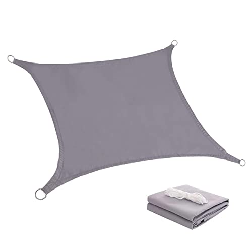 Mikikit Sonnensegel pädiprotect schutzzelt balkonfächer schwimm Pool Swimming Pool Pools Sonnenschutz Baldachin hoch Überdachung viereckiger Baldachin vierseitiges Segel Grey von Mikikit