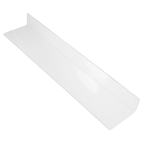 Mikikit Spritzschutz Badewannen-Wasserschutz Waschbeckenschutz Duscheckwasserschutz Duschwasserschutz Wasserbarriere für die Dusche Spüle Splash Guard PVC Transparent von Mikikit