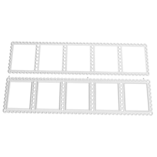 Mikikit Stempel Bastel Stanzform Karbonstahl DIY Rahmenstempel für Präzise Briefmarkenherstellung Robust und Wiederverwendbar Handwerkswerkzeug für Projekte von Mikikit
