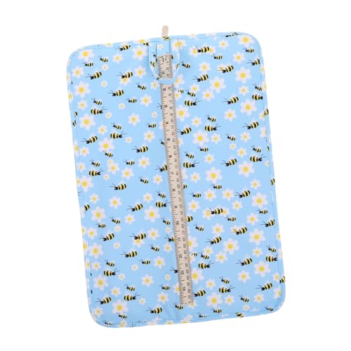 Mikikit Stricknadel Aufbewahrungstasche Tragbarer Häkelnadel Organizer mit Großem Fassungsvermögen Robuste Handarbeitstasche für Reisen und Basteln Elegantes Design für Strick von Mikikit