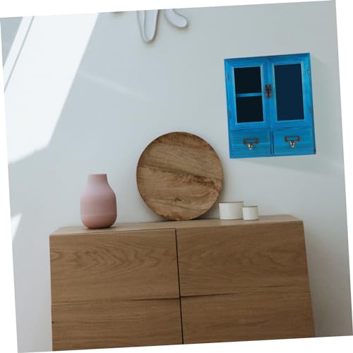 Mikikit Vintage Holz Wandschrank mit Doppelklapptüren Stabiles Holz Material Platzsparendes Design Multifunktionaler Aufbewahrungsschrank für Bad Küche Schlafzimmer Einfache Montage Mikikit Vintage Holz Wandschrank mit Doppelklapptüren Stabiles Holz Material Platzsparendes Design Multifunktionaler Aufbewahrungsschrank für Bad Küche Schlafzimmer Einfache Montage von Mikikit