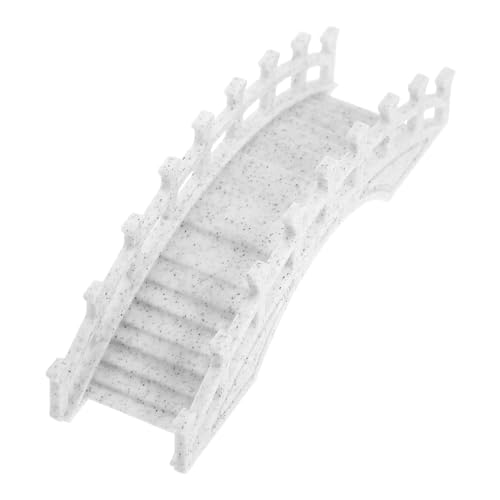 Mikikit Vintage Mikrobrücke für Feengarten und Aquarium Detailreiche Künstliche Bogenbrücke Kunststoff Klassische Dekoration für Miniaturlandschaften Terrarien und Puppenhäuser Groß Mikikit Vintage Mikrobrücke für Feengarten und Aquarium Detailreiche Künstliche Bogenbrücke Kunststoff Klassische Dekoration für Miniaturlandschaften Terrarien und Puppenhäuser Groß von Mikikit