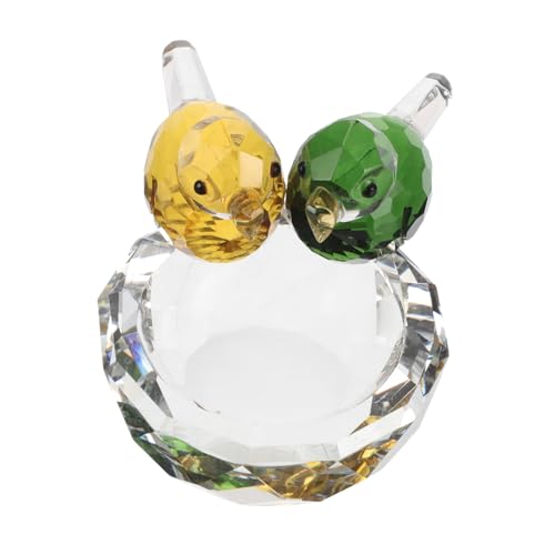 Mikikit Easter Crystal Bird Nest Ornament Dekoration Für Schlafzimmer Und Einzigartiges Für Und Familie Fröhliche Osteratmosphäre von Mikikit