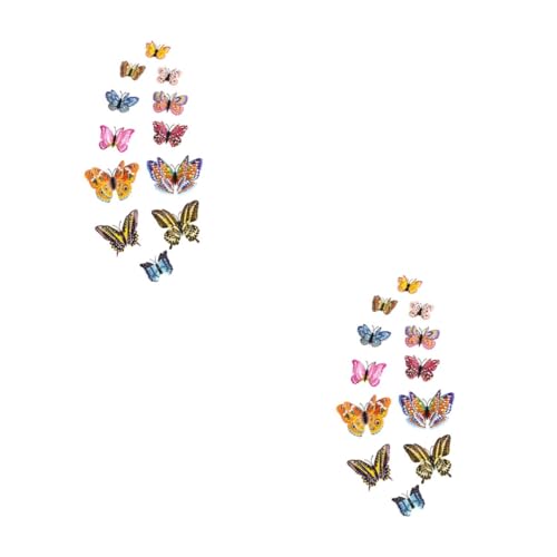 Mikikit Wandaufkleber Stk Aufkleber leuchtend schmücken Wandgemälde 3d 3D-Wandaufkleber von Mikikit