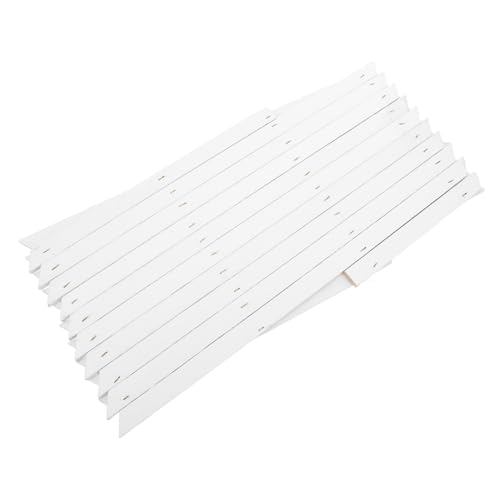 Mikikit Weißes Erweiterbares Wandspalier aus mit Elegantem Finish Platzsparendes Gartengitter zur Wandmontage für Kletterpflanzen und Dekorative Rankhilfen im Außenbereich von Mikikit