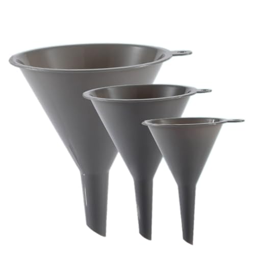 Mikinona 1 Satz 3St pp Trichter Soßentrichter Wasserkocher Wassertrichter Ölsiebtrichter Filtertrichter küchentrichter öltrichter Weinausgabetrichter Flüssigkeitstransfertrichter Grey Mikinona 1 Satz 3St pp Trichter Soßentrichter Wasserkocher Wassertrichter Ölsiebtrichter Filtertrichter küchentrichter öltrichter Weinausgabetrichter Flüssigkeitstransfertrichter Grey von Mikinona