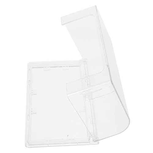 Mikinona 1 Stück Wasserdichter Steckdosenabdeckungsdeckel für Doppelsteckdosen Transparent Selbstklebend Spritzwassergeschützt für Badezimmer und Außenbereiche Langlebig und Installieren von Mikinona