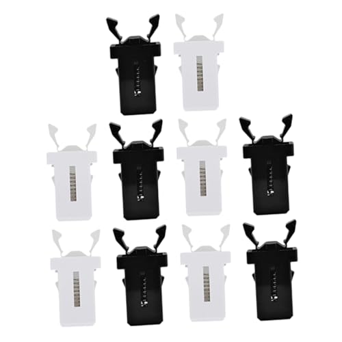 Mikinona 10 Stück Druckverschluss für Mülltonnen Passende Clips für Mülltonnen Robuste und Langlebige Kunststoffverriegelungen für Abfallbehälter für Verschiedene Mülleimer Modelle Mikinona 10 Stück Druckverschluss für Mülltonnen Passende Clips für Mülltonnen Robuste und Langlebige Kunststoffverriegelungen für Abfallbehälter für Verschiedene Mülleimer Modelle von Mikinona