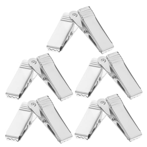 Mikinona 10 Stück Metalldraht Krokodilklemmen Mini Metallklammern mit Starker Federklemme Robuste Eisendraht Clips für Kabelbefestigung und Elektronikprojekte Mikinona 10 Stück Metalldraht Krokodilklemmen Mini Metallklammern mit Starker Federklemme Robuste Eisendraht Clips für Kabelbefestigung und Elektronikprojekte von Mikinona