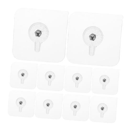 Mikinona 10 Stück Selbstklebende Haken Nahtlose Wandhaken für Küche Bilder und Dekoration Hochwertige Klebehaken für Glatte Oberflächen Einfache Installation und Verstellbare Höhe Mikinona 10 Stück Selbstklebende Haken Nahtlose Wandhaken für Küche Bilder und Dekoration Hochwertige Klebehaken für Glatte Oberflächen Einfache Installation und Verstellbare Höhe von Mikinona