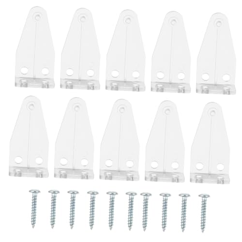 Mikinona 10 Stück Teiliges Blinds Bottom Rail Holder Verstellbare Halterungen für Horizontale Jalousien Einfache Installation für Fensterverdunkelungen und Sichtschutz von Mikinona