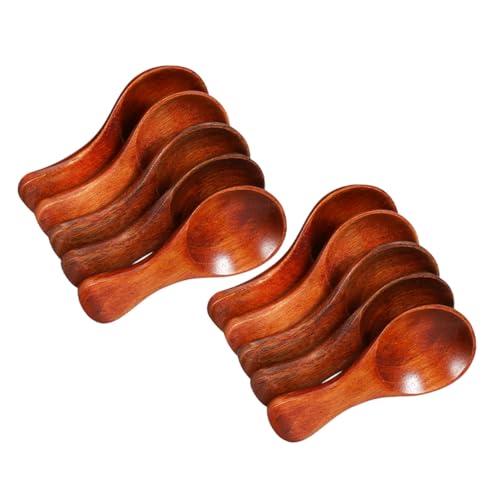 Mikinona 10 Stück Teiliges Mini-holzlöffel Hochwertigem Nanmu-holz Kompakt Leichter Salzlöffel Honiglöffel Gewürzlöffel für Tee Kaffee Marmelade Senf Vielseitig für Küche und Outdoor Mikinona 10 Stück Teiliges Mini-holzlöffel Hochwertigem Nanmu-holz Kompakt Leichter Salzlöffel Honiglöffel Gewürzlöffel für Tee Kaffee Marmelade Senf Vielseitig für Küche und Outdoor von Mikinona