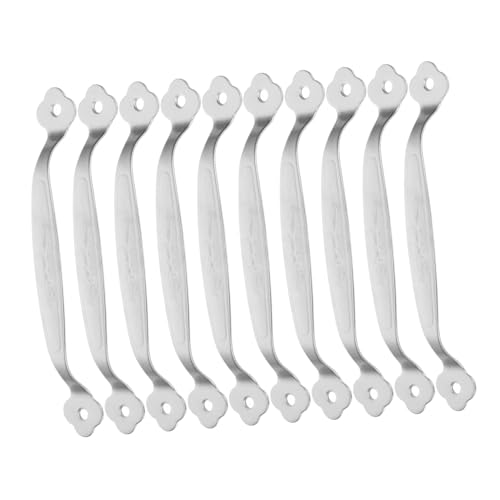 Mikinona 10 Stück Teiliges und Küchenschrankgriffe aus Robustem Material Einfache Montage Modernes Design Vielseitig Passend für Möbel und Innentüren Langlebige Ersatzgriffe für Küche und von Mikinona