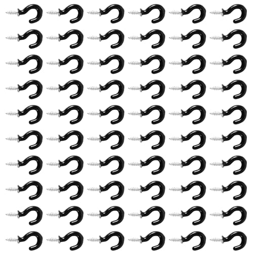 Mikinona 100 Stück Teiliges Schraubhaken Deckenhaken mit Kunststoffbeschichtung Rostfrei Vielseitig Einsetzbar für Innen Außen zum Aufhängen von Tassen Blumentöpfen Wiederverwendbar Mikinona 100 Stück Teiliges Schraubhaken Deckenhaken mit Kunststoffbeschichtung Rostfrei Vielseitig Einsetzbar für Innen Außen zum Aufhängen von Tassen Blumentöpfen Wiederverwendbar von Mikinona