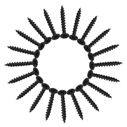 Mikinona 100 Stück Teiliges Trockenbauschrauben Schwarz Verzinkt Selbstschneidend aus Carbonstahl Vielseitige Schrauben für Gipskartonplatten Holz und Zuverlässige Befestigung im Haushalt Mikinona 100 Stück Teiliges Trockenbauschrauben Schwarz Verzinkt Selbstschneidend aus Carbonstahl Vielseitige Schrauben für Gipskartonplatten Holz und Zuverlässige Befestigung im Haushalt von Mikinona