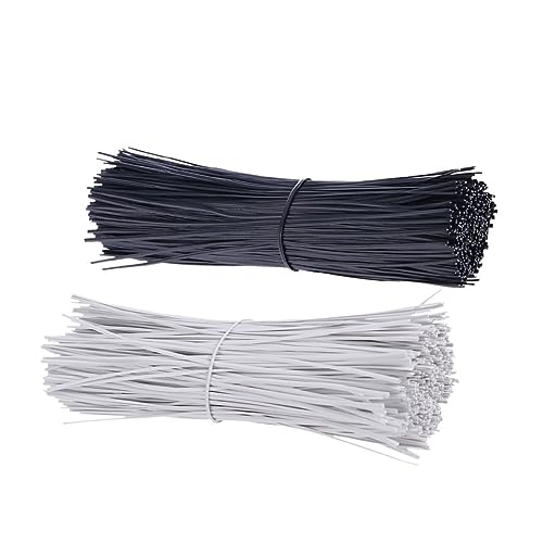 Mikinona 1000 Stück Kunststoffummantelte Eisendraht kabelbinder Wiederverwendbare Kabelbinder Mehrfarbig Flexible Kabelorganizer für Büro und Zuhause Je Farbe Mikinona 1000 Stück Kunststoffummantelte Eisendraht kabelbinder Wiederverwendbare Kabelbinder Mehrfarbig Flexible Kabelorganizer für Büro und Zuhause Je Farbe von Mikinona