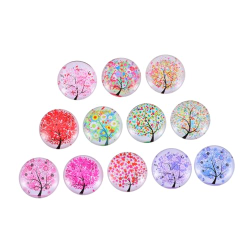 Mikinona 12 Stück Teiliges Bunte Glasscheiben Magnetaufkleber mit Lebensbaum Motiv Starke Runde Magnete für Kühlschrank Whiteboard Büro Dekoration und Geschenk Kratzfest Vielseitig Mikinona 12 Stück Teiliges Bunte Glasscheiben Magnetaufkleber mit Lebensbaum Motiv Starke Runde Magnete für Kühlschrank Whiteboard Büro Dekoration und Geschenk Kratzfest Vielseitig von Mikinona