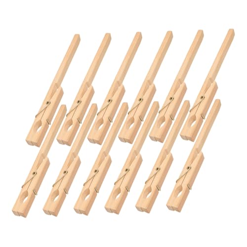 Mikinona 12 Stück Teiliges Holz Reagenzglas Halterung Laborfixierung Langlebige Testrohr Klammern Sicherer Halt für Heiße Versuchsgefäße Geeignet für Laborunterricht und Experimente Mikinona 12 Stück Teiliges Holz Reagenzglas Halterung Laborfixierung Langlebige Testrohr Klammern Sicherer Halt für Heiße Versuchsgefäße Geeignet für Laborunterricht und Experimente von Mikinona