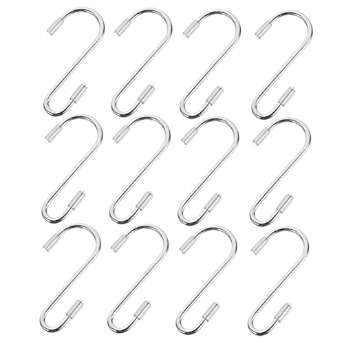 Mikinona 12 Stück Teiliges S Haken Haken für Küche Bad Schlafzimmer Büro Rostfreier für Töpfe Handtücher Taschen und Pflanzen Stabile Aufhängemöglichkeit Mikinona 12 Stück Teiliges S Haken Haken für Küche Bad Schlafzimmer Büro Rostfreier für Töpfe Handtücher Taschen und Pflanzen Stabile Aufhängemöglichkeit von Mikinona